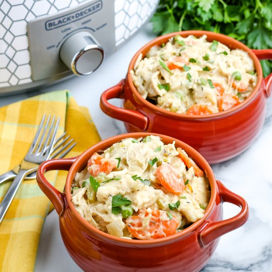 Crockpot Chicken Dumplings