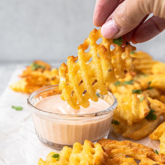 Air Fryer Waffle Fries