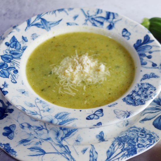 Courgette and Parmesan Soup