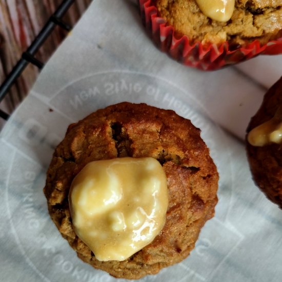 Refined-Sugar free Pumpkin Muffins