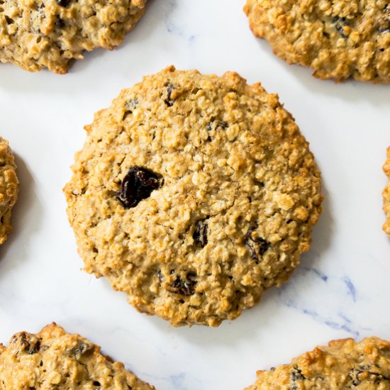 Gluten-Free Oatmeal Raisin Cookies