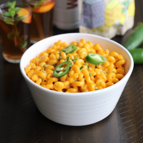 Jalapeño macaroni and cheese