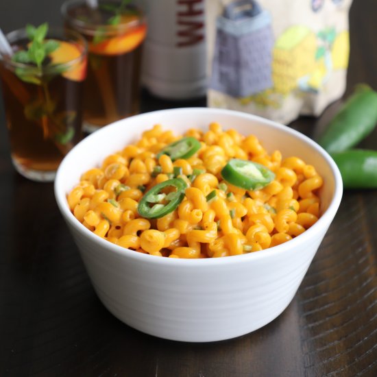 Jalapeño macaroni and cheese