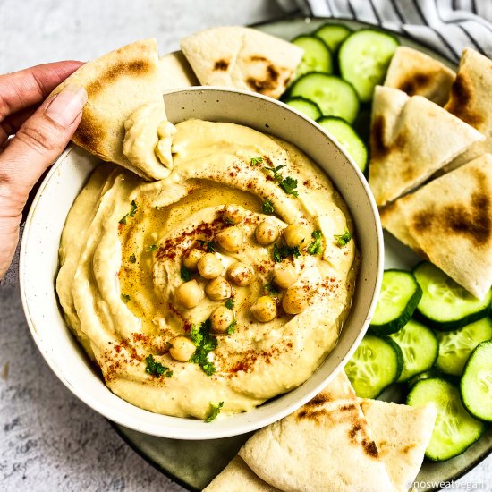 Creamy Oil-free Hummus