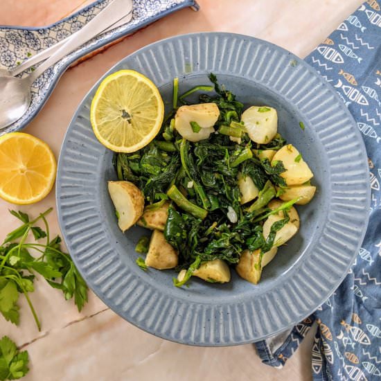 Swiss Chard & Potato Salad