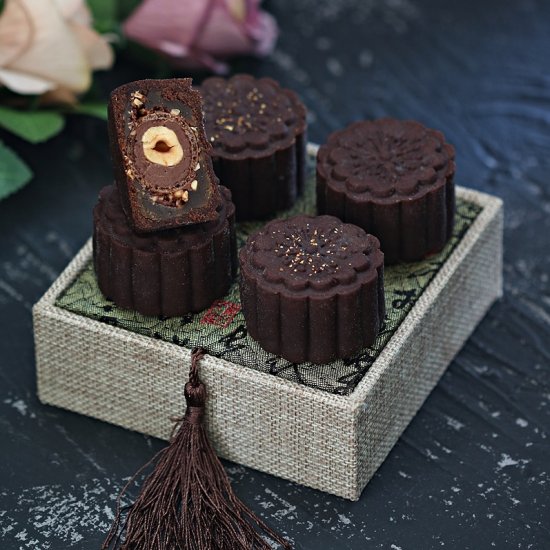 Chocolate Mooncake Ferrero Rocher