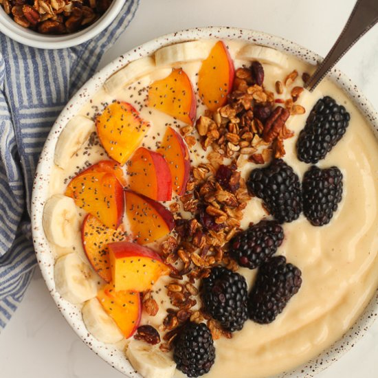 Peach Smoothie Bowls