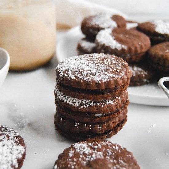 Mudslide Sandwich Cookies