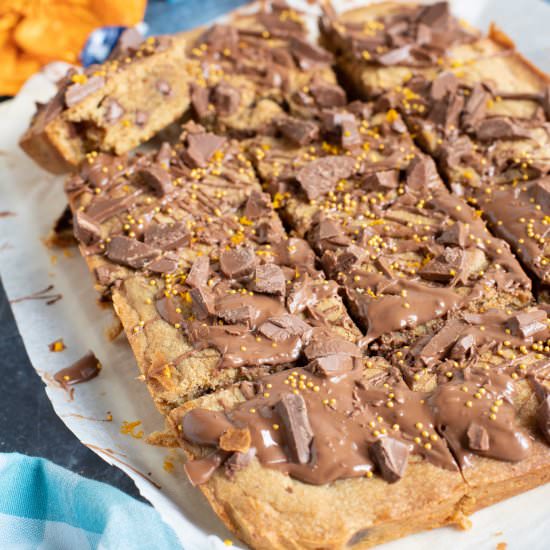 Chocolate Orange Cookie Bars