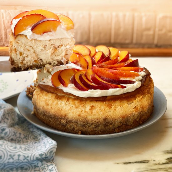 Peach Cheesecake