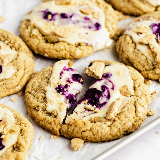 Blueberry Cheesecake Cookies