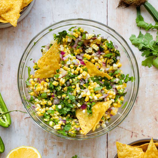 ROASTED CHILI CORN SALSA