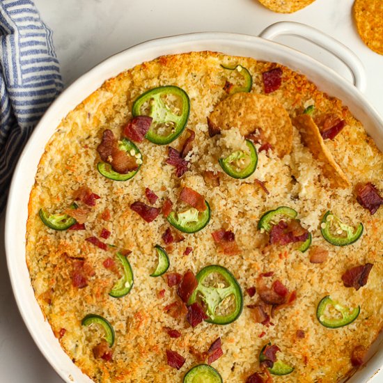 Jalapeño Popper Dip with Bacon