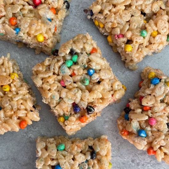 Peanut butter Rice Krispie treats