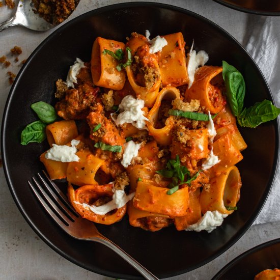 Creamy Roasted Red Pepper Pasta