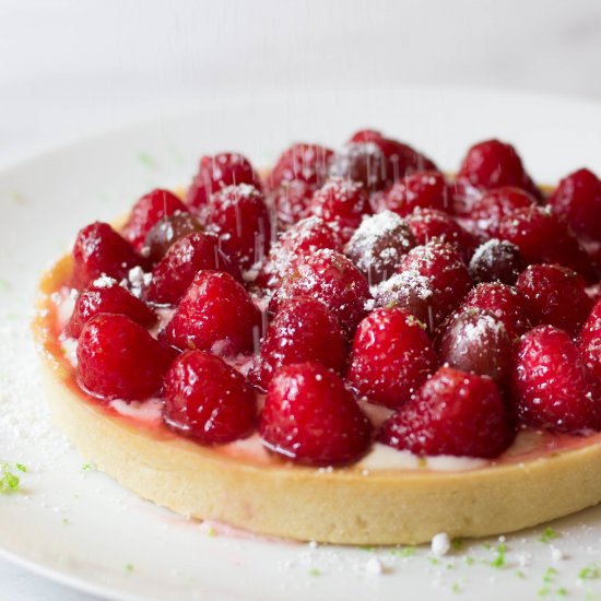 Summer Raspberry Tart