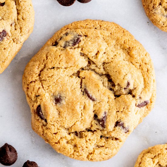 Oat Flour Chocolate Chip Cookies