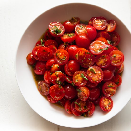 Balsamic Marinated Tomatoes