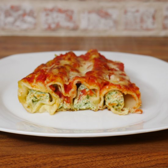 Cannelloni With Spinach and Ricotta