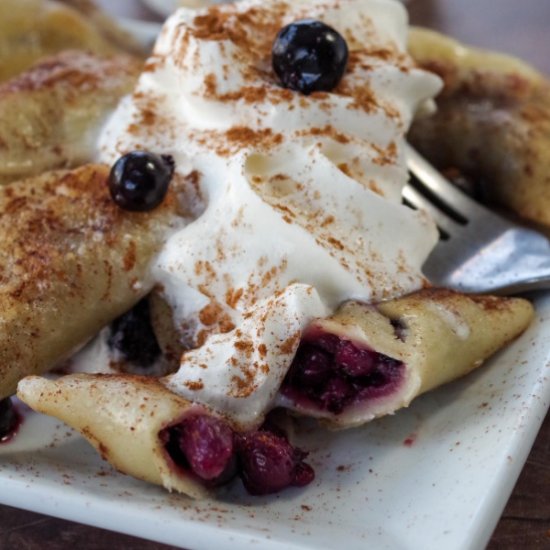 Saskatoon Berry Dessert Perogies