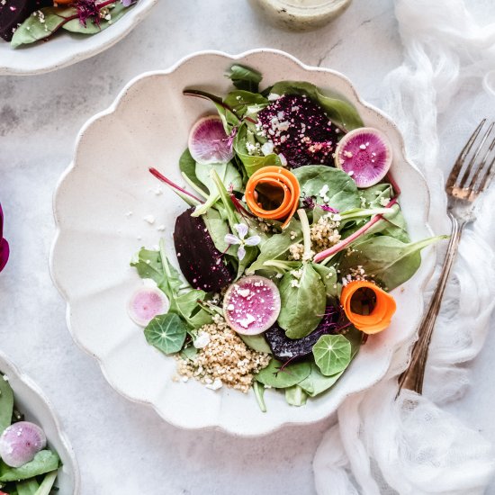 Beet and Goat Cheese Salad