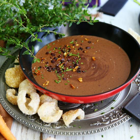 Spicy Kidney Bean Dip w/ DarkChoco