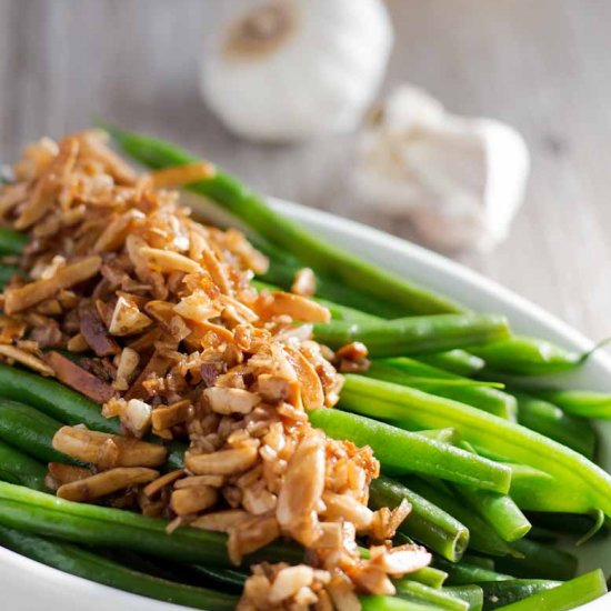 Brown Butter Toasted Green Beans