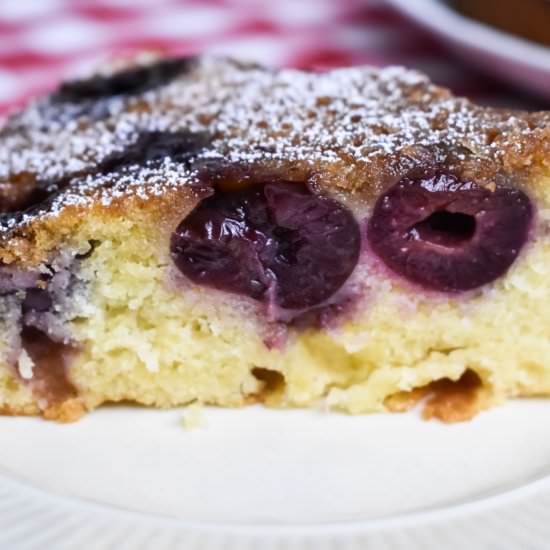 Upside-Down Cherry Cake