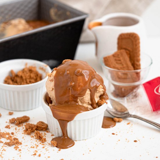 No-Churn Biscoff Ice-Cream