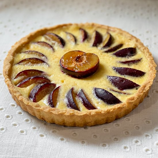 Plum Custard Tart