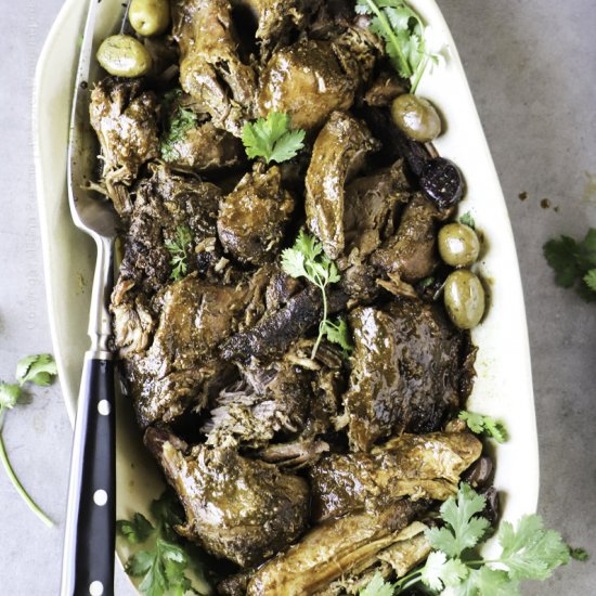 Braised Lamb Leg