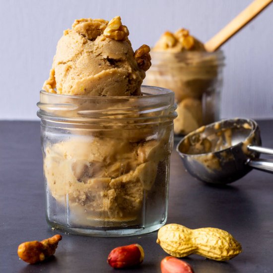 Peanut Butter Vegan Ice Cream