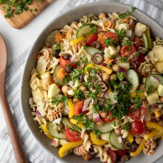 Classic Vegan Pasta Salad