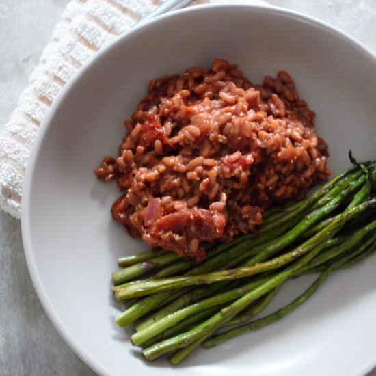 Red Wine Risotto