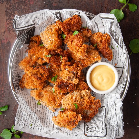 Crispy Fried Oyster Mushrooms