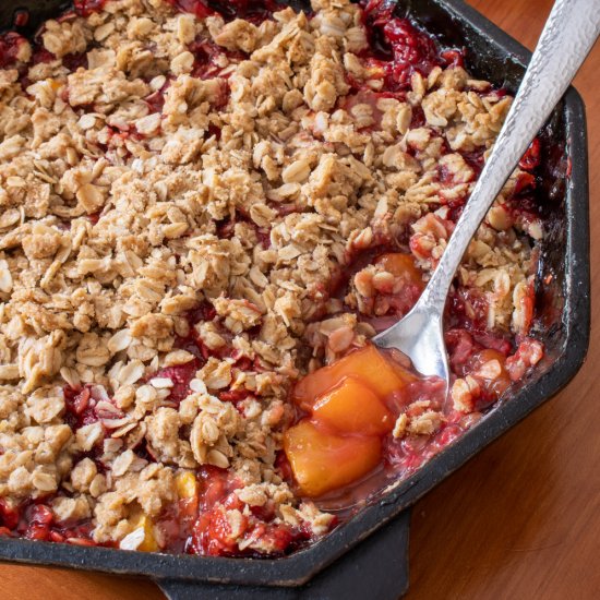 Strawberry-Nectarine Crisp