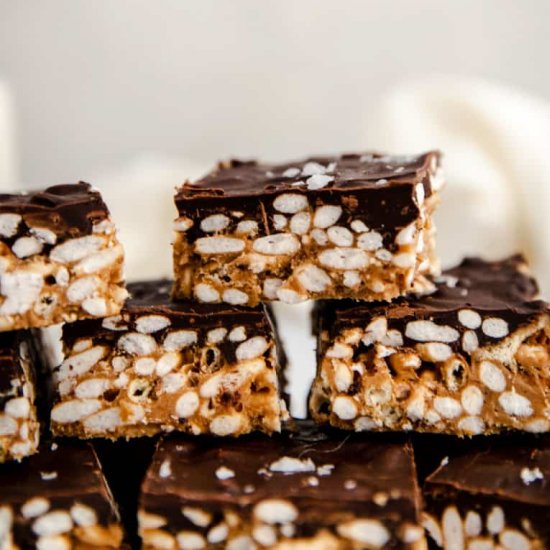 Peanut Butter Rice Krispies Bars