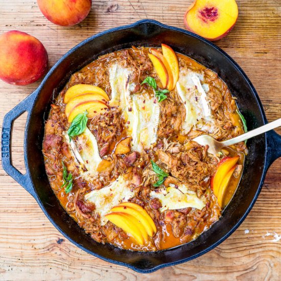 Peach&Honey Mustard Chicken Thighs