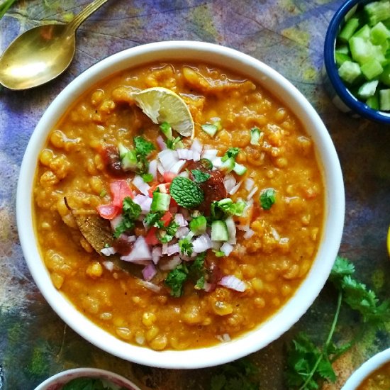 Bengali Ghugni / Yellow Pea Curry