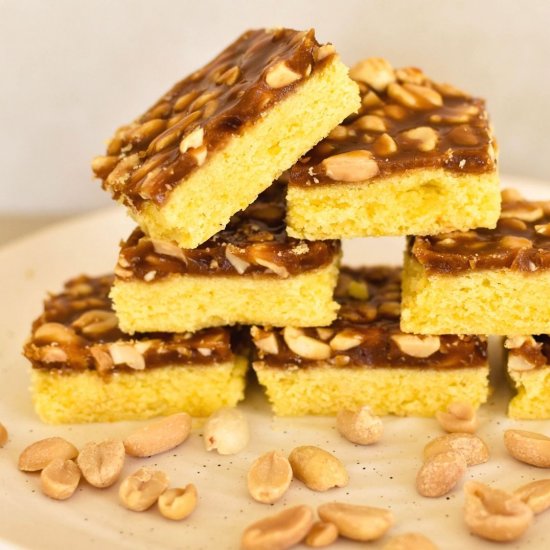 Peanut Caramel Slice