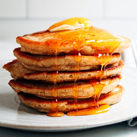 Oat Flour Pancakes