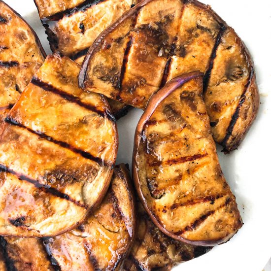 Grilled Marinated Eggplant Recipe