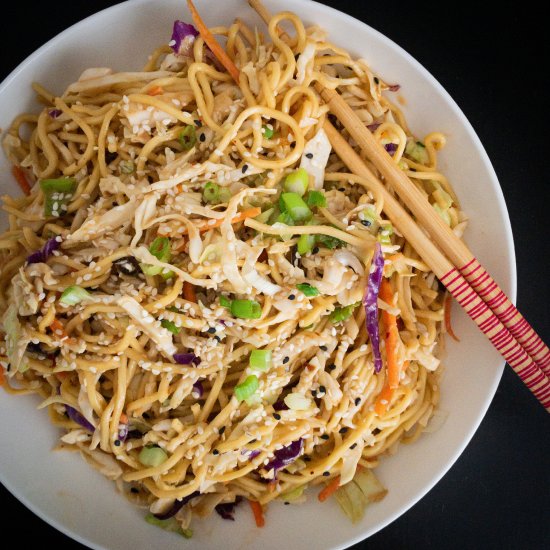 10 Minute Ginger Sesame Noodles