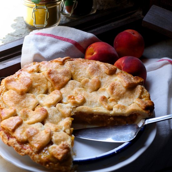 Peach and Ginger Pie