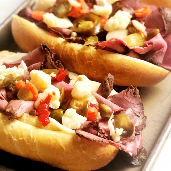 Italian Roast Beef Sandwich