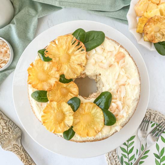 Tropical Angel Food Cake