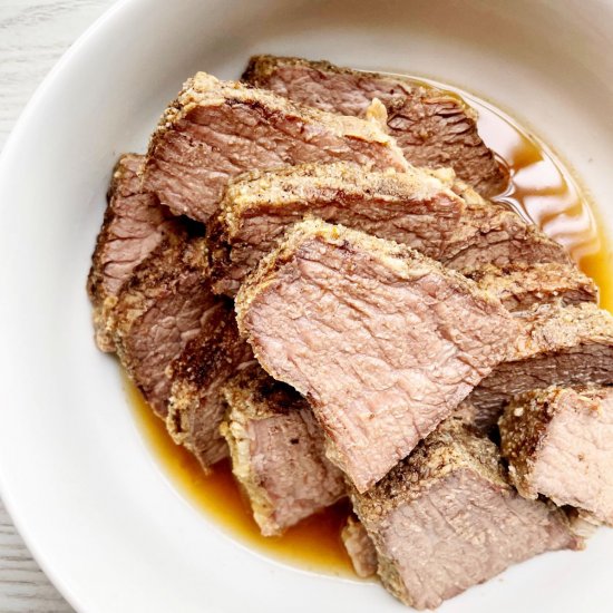 Easy Crock Pot Beef and Beer