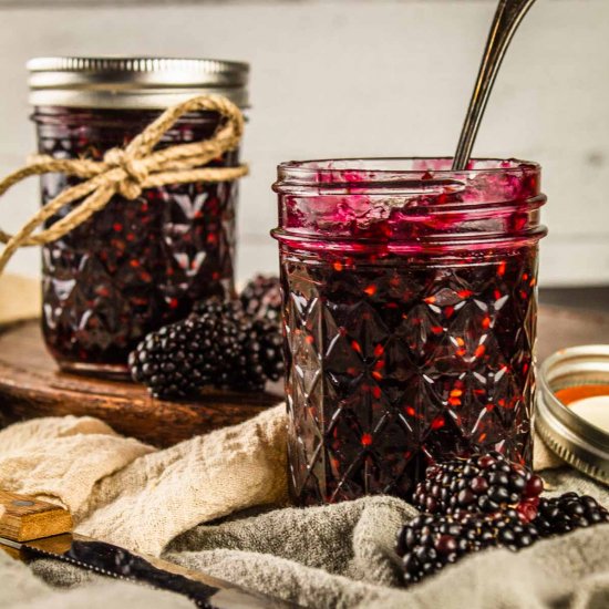 Blackberry Tarragon Homemade Jam