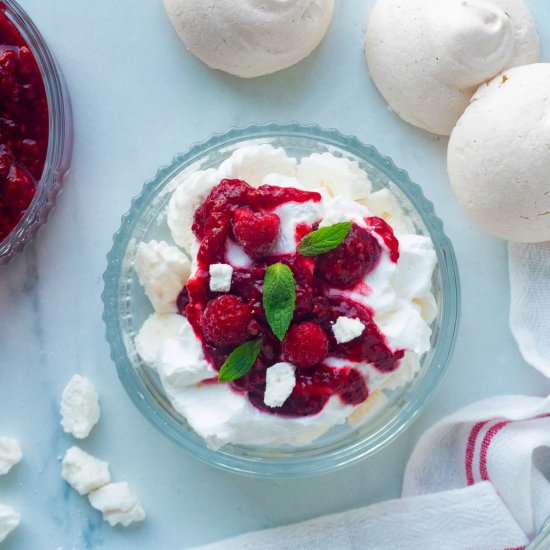 Raspberry Eton Mess