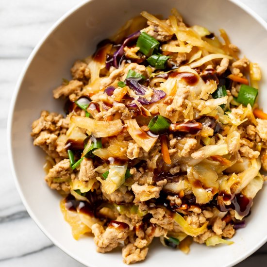 egg roll in a bowl